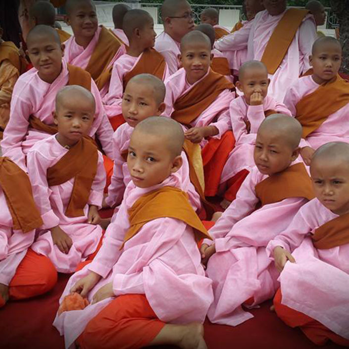 Buddhist Nuns Myanmar Burma