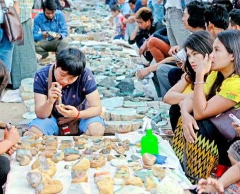 Jade market Mandalay