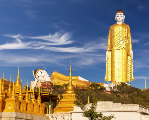 Monywa Myanmar Burma Giant Buddha Image Monywa Myanmar Burma Giant Buddha Image