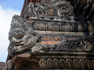 Ancient Stucco and Plaques arts in Bagan