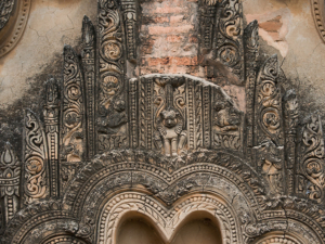 stucco sculpture in bagan